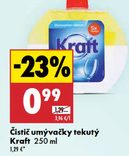 Kraft Čistič umývačky tekutý