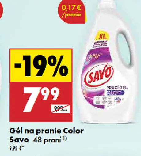Savo Gél na pranie Color