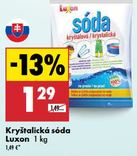 Luxon Kryštálová sóda