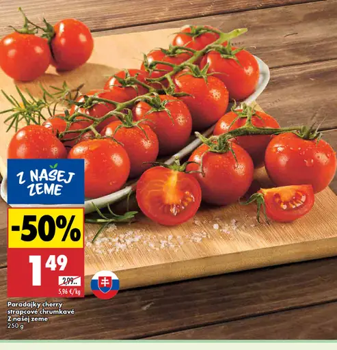 Z našej zeme Paradajky cherry chrumkavé