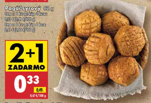 Pagáč syrový
