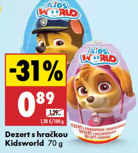 Kidsworld Dezert s hračkou