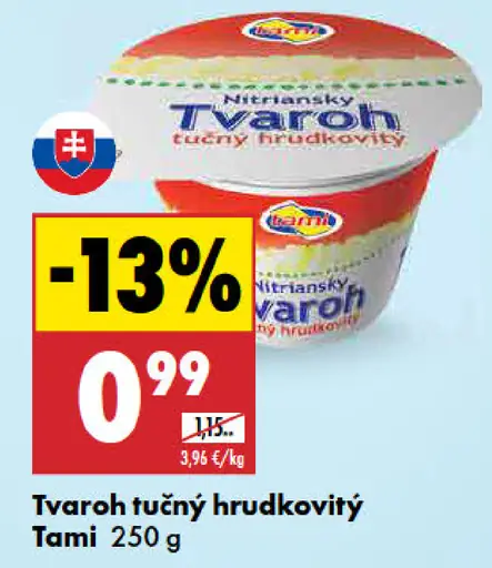 Tami Tvaroh tučný hrudkovitý