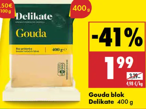 Gouda blok Delikate