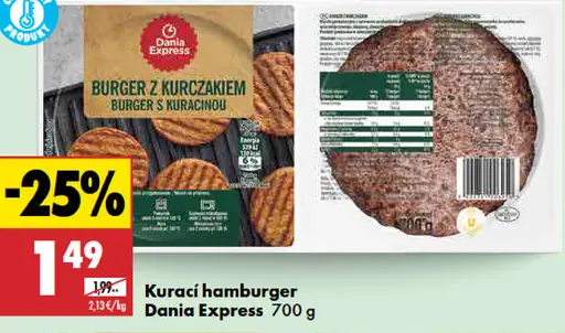 Dania Express kurací hamburger