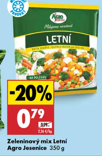 Agro Jesenice zeleninový mix Letní