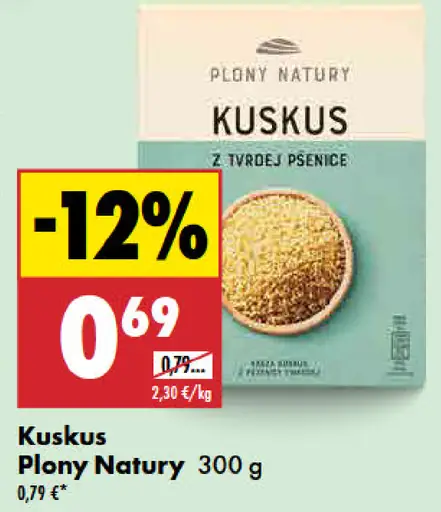 Plony Natury kuskus z tvrdej pšenice