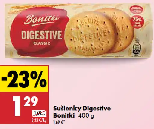 Bonitki sušienky Digestive