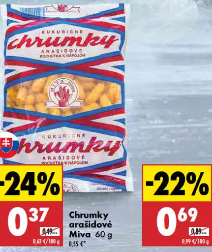 Miva Chrumky arašidové