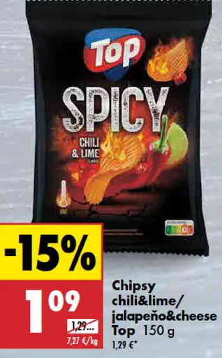 Top chipsy chili & lime