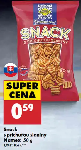 Namex Snack s príchuťou slaniny