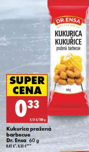 Dr. Ensa kukurica pražená barbecue