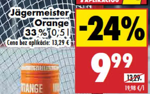 Jägermeister Orange bylinný likér pomaranč