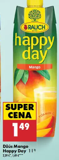 Rauch Happy Day džús mango