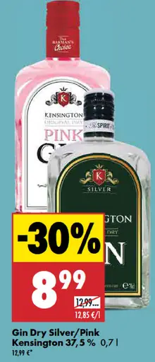 Kensington gin Dry Silver / Pink Kensington gin