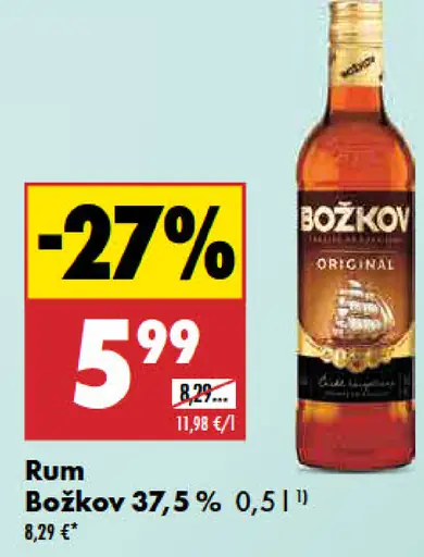 Rum Božkov Originál