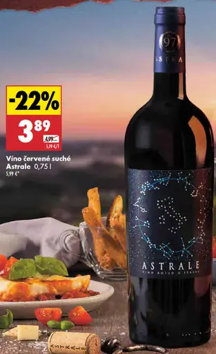 Astrale víno červené suché