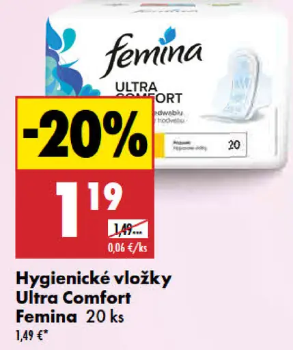 Femina Ultra Comfort Hygienické vložky