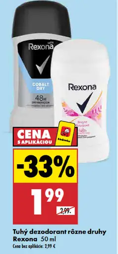Rexona Tuhý dezodorant rôzne druhy