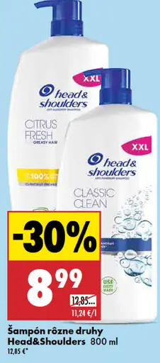 Head&Shoulders šampón rôzne druhy