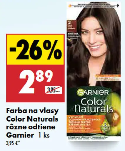 Farba na vlasy Color Naturals rôzne odtiene Garnier