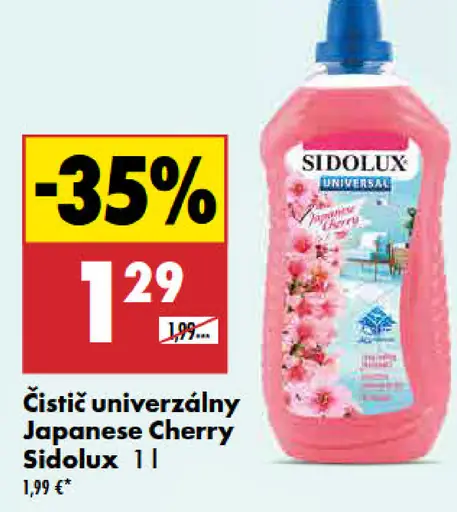 Sidolux čistič univerzálny Japanese Cherry