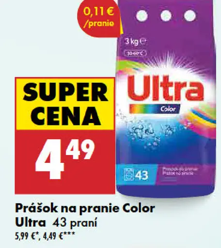 Prášok na pranie Color Ultra