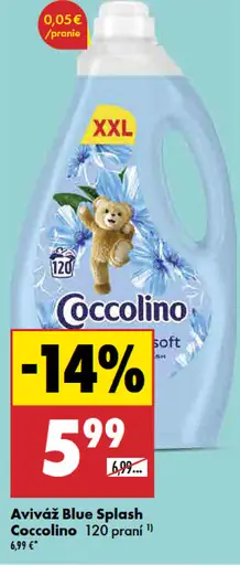 Coccolino Aviváž Blue Splash