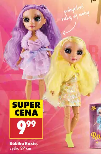 Elefun bábika Roxie
