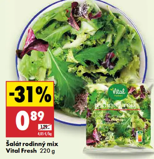 Vital Fresh Šalát rodinný mix