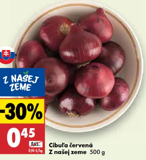 Cibuľa červená Z našej zeme