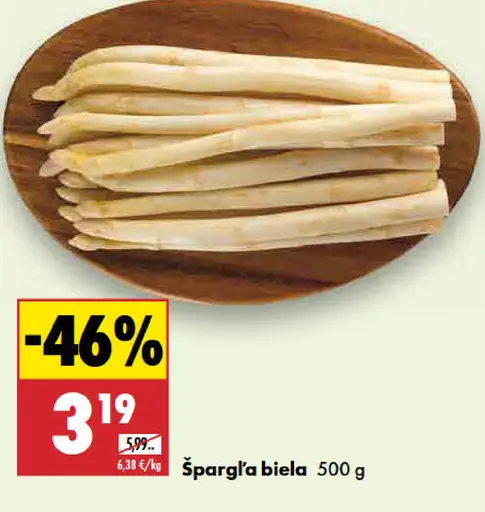 Špargľa biela