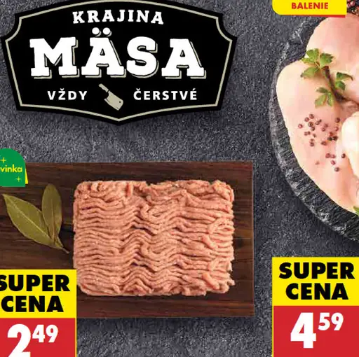Krajina mäsa Kuracie prsné rezne mega pack