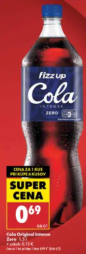 Fizz up Cola Intense Zero