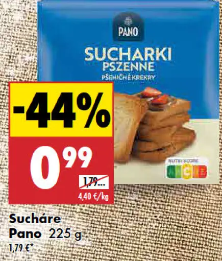 Pano sucháre pšeničné