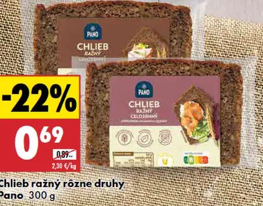 Pano chlieb ražný