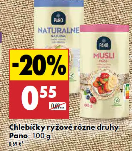 Pano chlebíčky ryžové