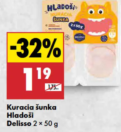 Delisso Hladoši Kuracia šunka