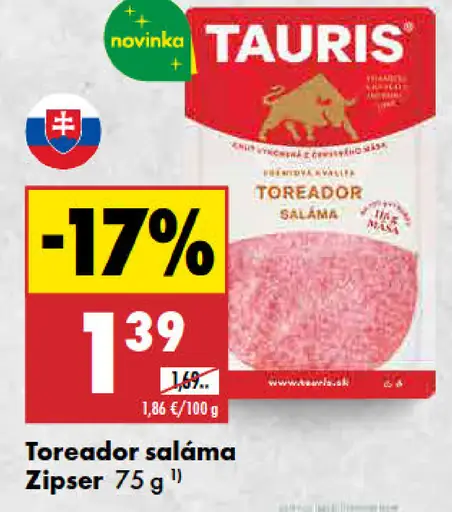 Tauris Toreador saláma
