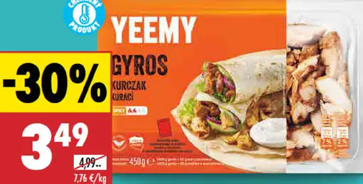 Yeemy kurací gyros