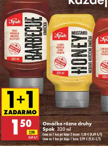 Spak omáčka barbecue