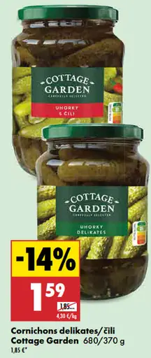 Uhorky s chilli Cottage Garden