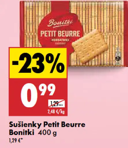 Bonitki Petit Beurre sušienky