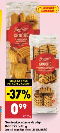 Bonitki sušienky rôzne druhy