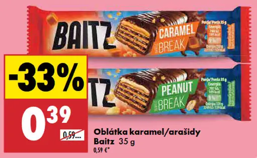 Baitz oblátka karamel