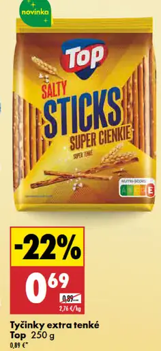 Top tyčinky extra tenké