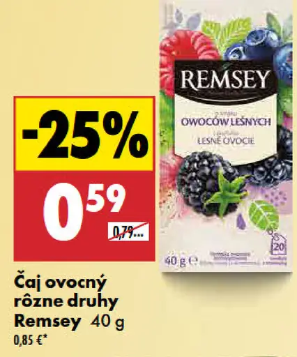 Remsey Čaj ovocný