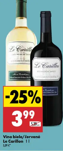 Le Carillon Vino biele/červené