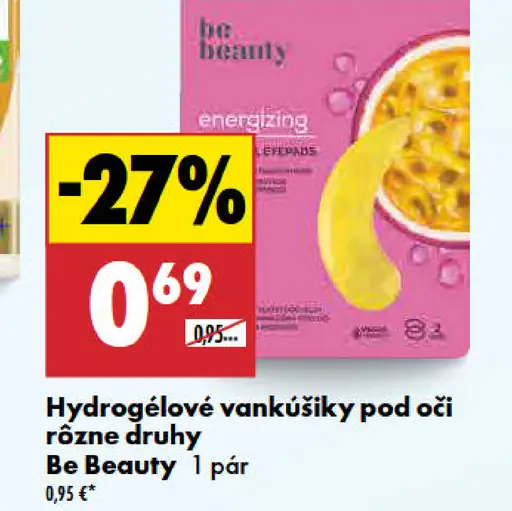 Be Beauty Hydrogelové vankúšiky pod oči