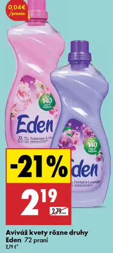 Eden Aviváž kvety rôzne druhy